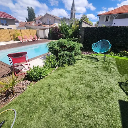 Maison Plein Centre - Piscine Mimizan-Plage